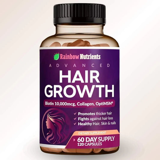 HAIR GROWTH ADVANCED SIN AZUCAR-LOGRA EL CABELLO DE TUS SUEÑOS
